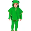 Frosch König  Größe 110 Poncho mit Kapuze