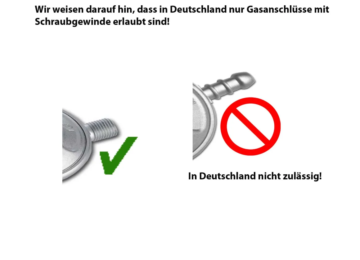 Gasregler 11-Stufen-Regler 25-50 mbar verstellbar Propan Druckminderer 30