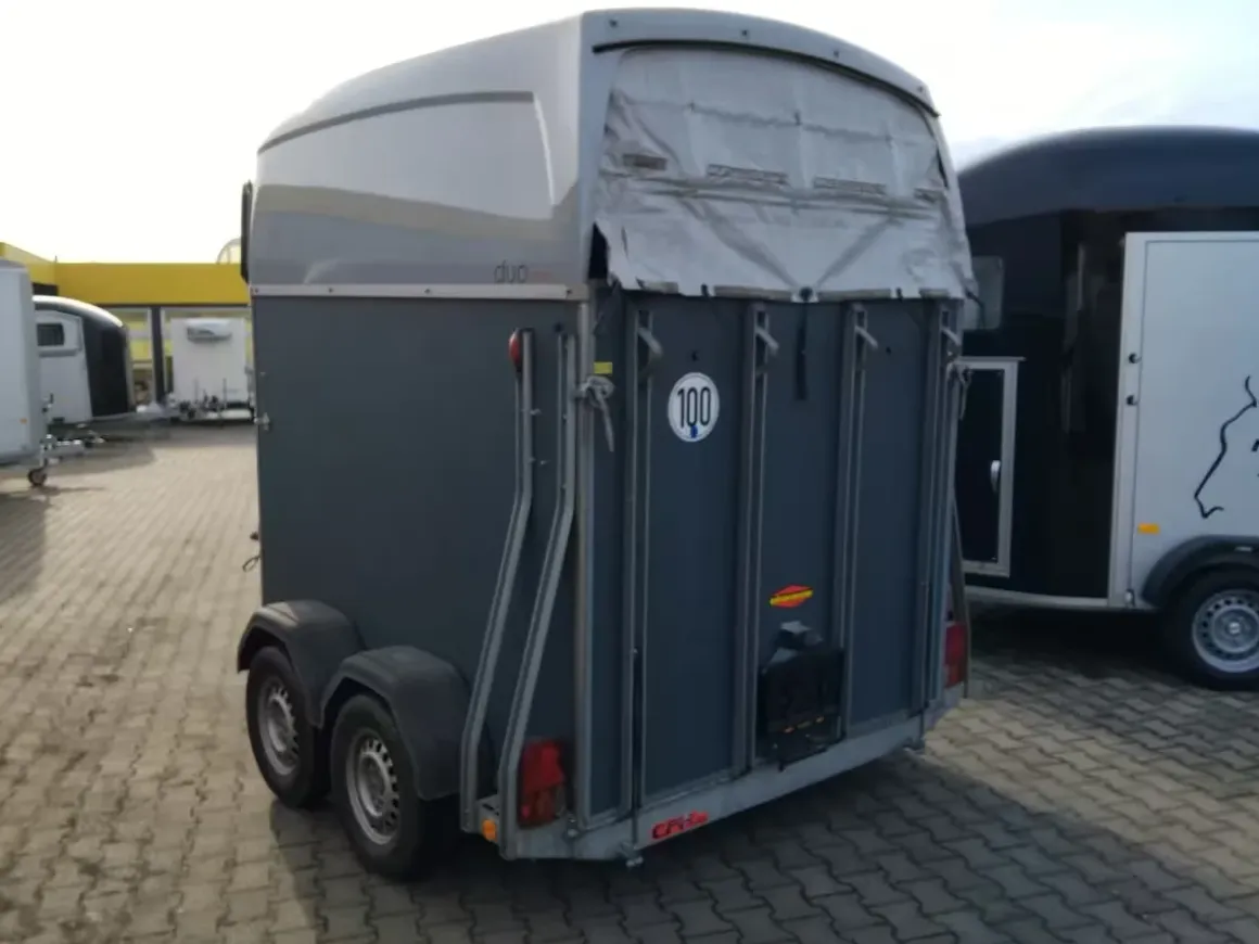 Gebrauchter Böckmann Pferdeanhänger DUO Esprit – 2.000 kg – CFF Fahrwerk – EZ 04/2014 – 100 km/h