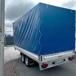 Gebrauchter Humbaur Hochlader Planenanhänger HT254118 – 2 m Ladehöhe, 2.500 kg