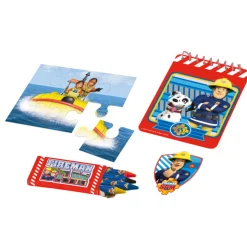 Geschenke-Set:: Feuerwehrmann Sam, Plastik 24-teilig
