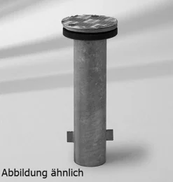 Glatz Bodenhülse M4 mit Deckel  für Freiarm- und großschirme