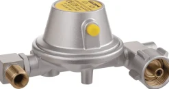 GOK Gasregler Caramatic BasicOne EN61 0,8kg/h  30mbar, KLF x G 1/4 LH-KN U-Form