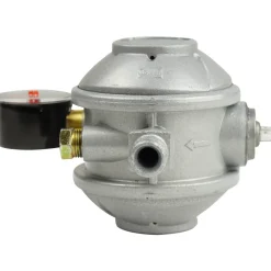 Haushalts-Gasdruckregler 50 mbar für Innenräume Druckminderer für Propan-Gasflaschen mit Gasregler-Schlüssel 2 in 1
