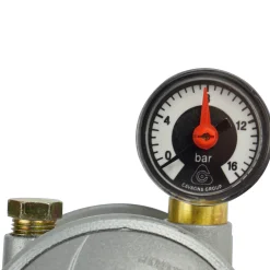 Haushalts-Gasdruckregler 50 mbar für Innenräume Druckminderer für Propan-Gasflaschen mit Gasregler-Schlüssel 2 in 1