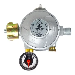 Haushalts-Gasdruckregler 50 mbar für Innenräume  Druckminderer für Propan-Gasflaschen