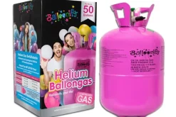 Helium Ballongas Einweg Flasche  für ca. 50 Ballons mit Ø 23cm