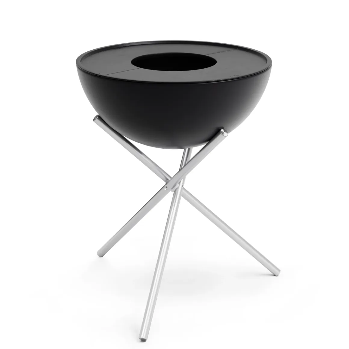 Höfats Bowl 70 Feuerschale Plancha-Grillset mit Dreibein