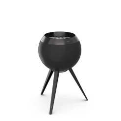 Höfats Moon 45 All Black  Feuerschale mit hohem Fuß