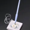 Hochzeits-Stifthalter: Creme / mit Blumen