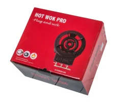 Hot Wok 12 kW Profi-Gasbrenner mit Wok,  Schlauch und Regler