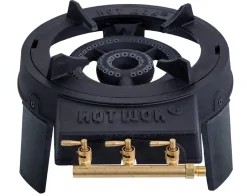 Hot Wok 12 kW Profi-Gasbrenner mit Wok,  Schlauch und Regler