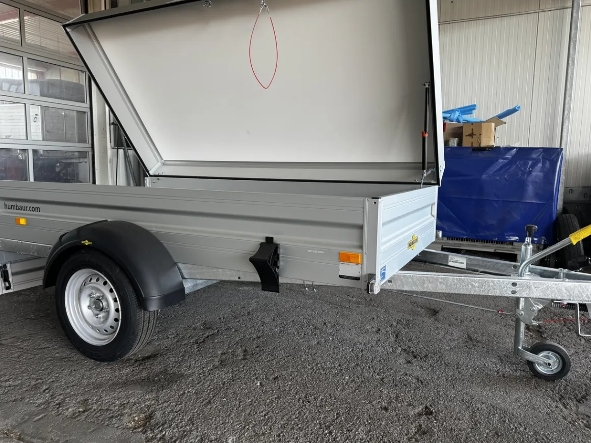 Humbaur HA132513FS mit Deckelaufsatz 1300kg Alu ohne Vorderwandklappe