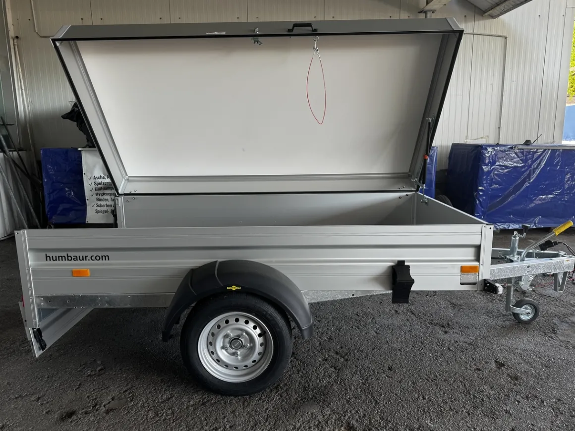 Humbaur HA132513FS mit Deckelaufsatz 1300kg Alu ohne Vorderwandklappe