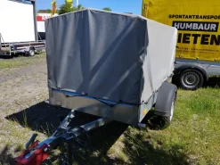 Humbaur Steely Anhänger 750 kg gebraucht mit Plane