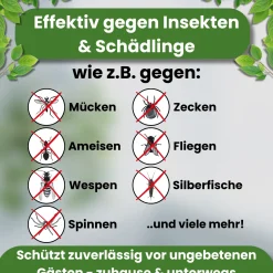 Insekten Schutzschild Spray -  Der unsichtbare Insektenschutz