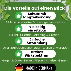 Insekten Schutzschild Spray -  Der unsichtbare Insektenschutz