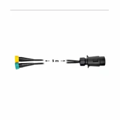 Kabelsatz mit Stecker und Steckverbinder - 5 Meter