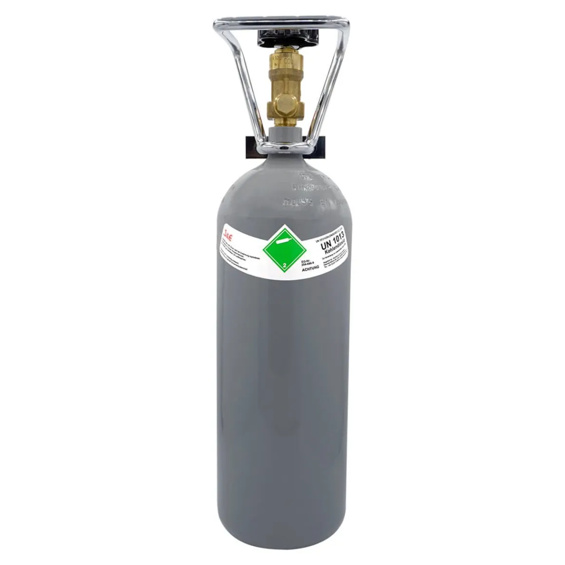 2 kg CO2-Flasche gefüllt