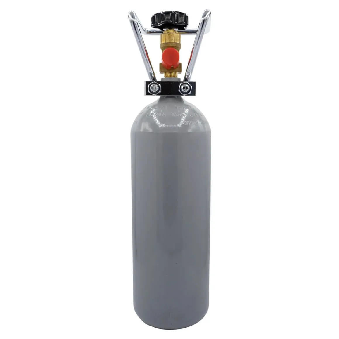 2 kg CO2-Flasche gefüllt