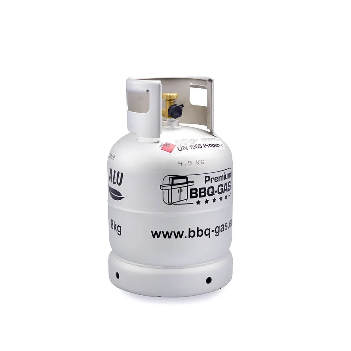 8 kg Premium Alu BBQ-GAS Flasche ungefüllt