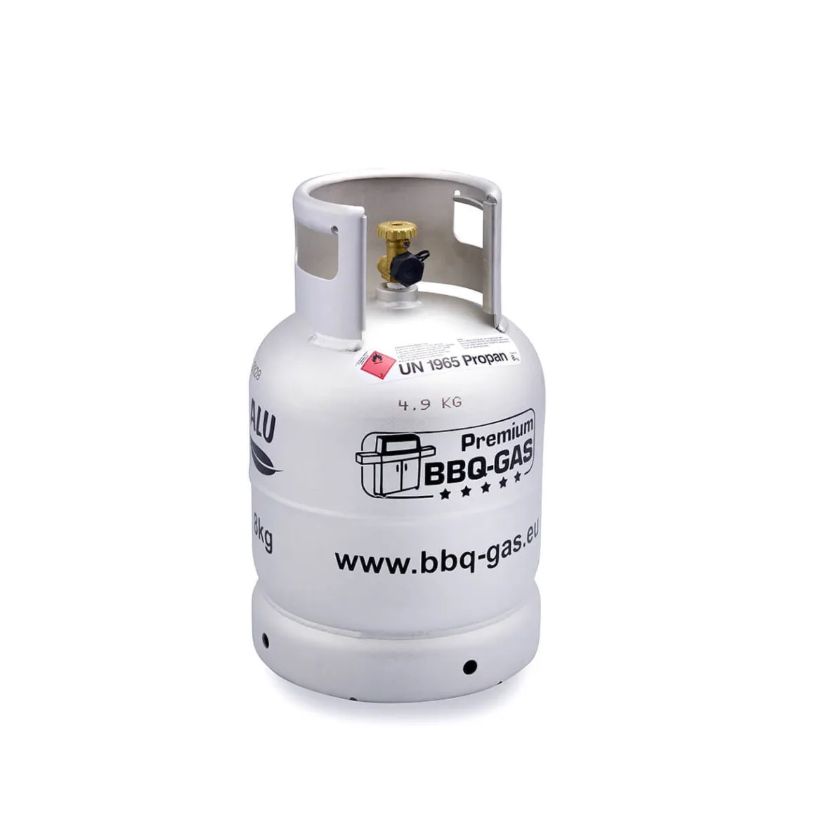 8 kg Premium BBQ Gas-Flasche Aluminum gefüllt