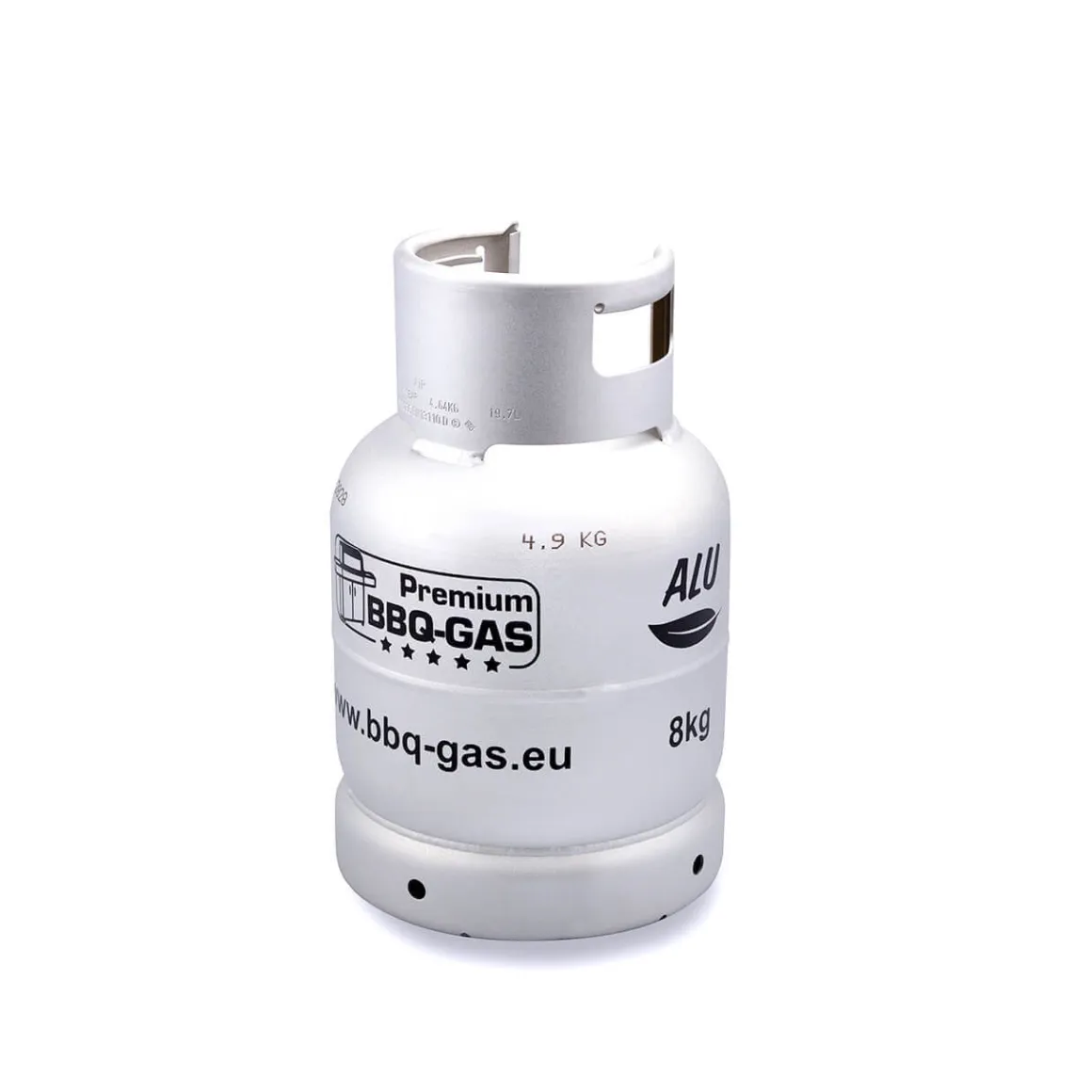 8 kg Premium BBQ Gas-Flasche Aluminum gefüllt