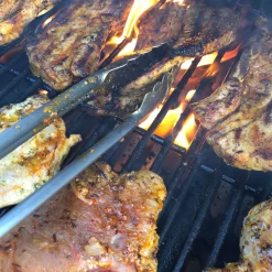 8 kg Premium BBQ Gas-Flasche  mit Grill-Bürste & XXL Grill-Zange