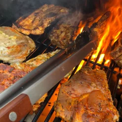 8 kg Premium BBQ Gas-Flasche  mit Grill-Bürste & XXL Grill-Zange