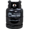8 kg Premium BBQ Gas-Flasche  mit Grillbürste aus Edelstahl