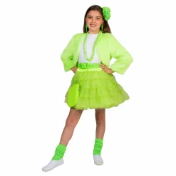 Kinder-Petticoat, grün mit Glitzer