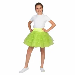 Kinder-Petticoat, grün mit Glitzer