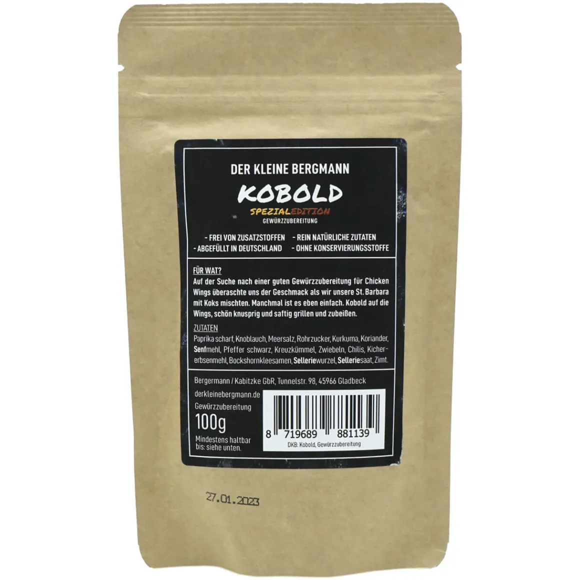 Kobold Geflügelwürzmischung 100 g - Der kleine Bergmann