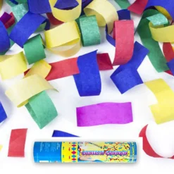 Konfettikanone: buntes Konfetti