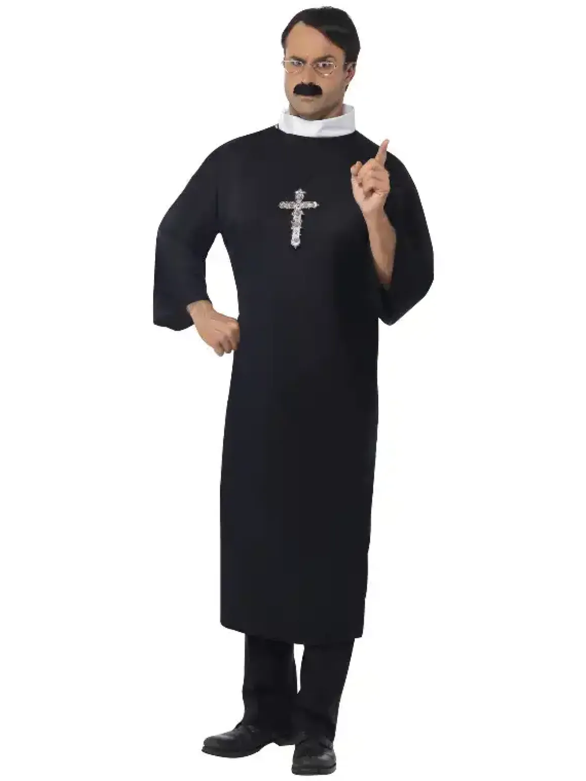 Kostüm: : Priester , Größe : L Robe + Kollar