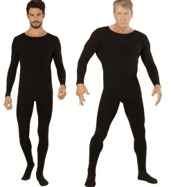Kostüm: Schwarzer Bodysuit; unisex  , Größe M/L