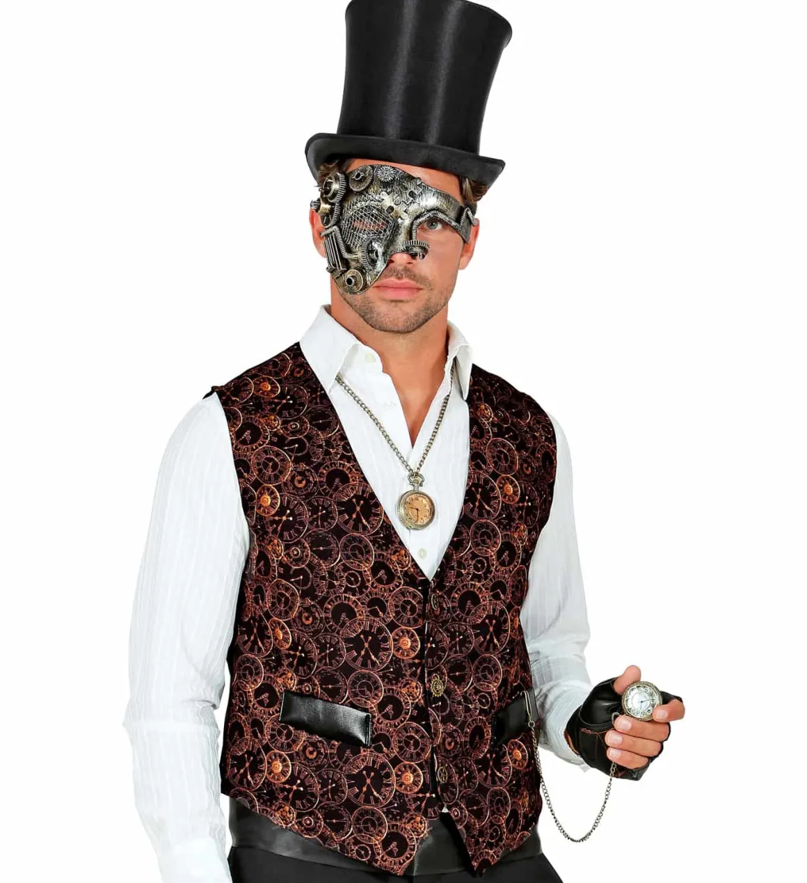 Kostüm: Steampunk-Weste Größe: S/M