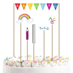 Kuchen Deko für Schulstart  je 6 Stk.
