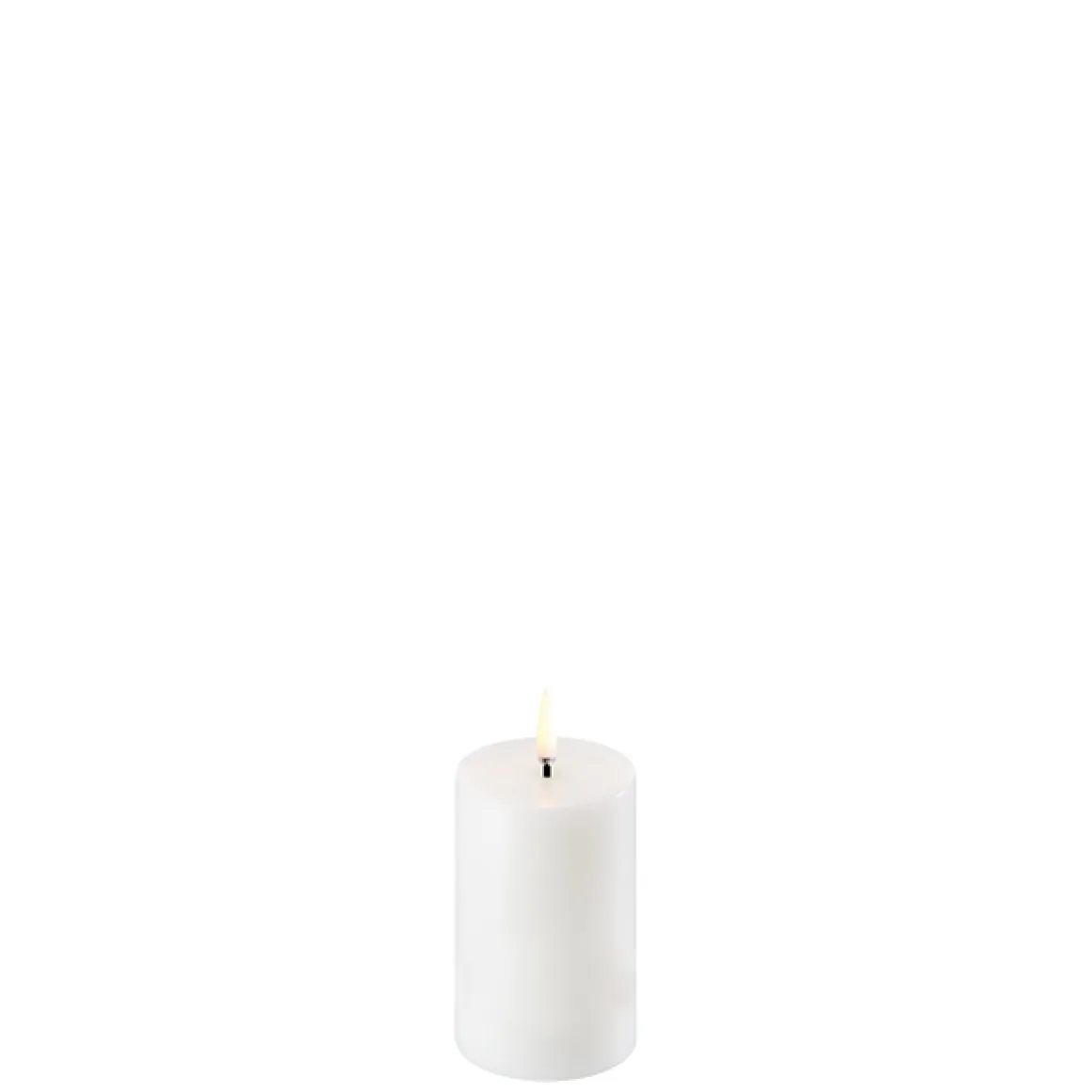 LED Pillar Kerze Weiss Ø5 H7,5cm