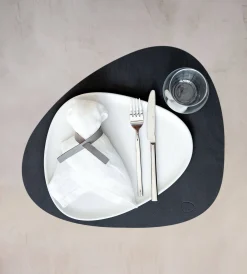 LIND DNA Tischset Curve L Nupo - schwarz