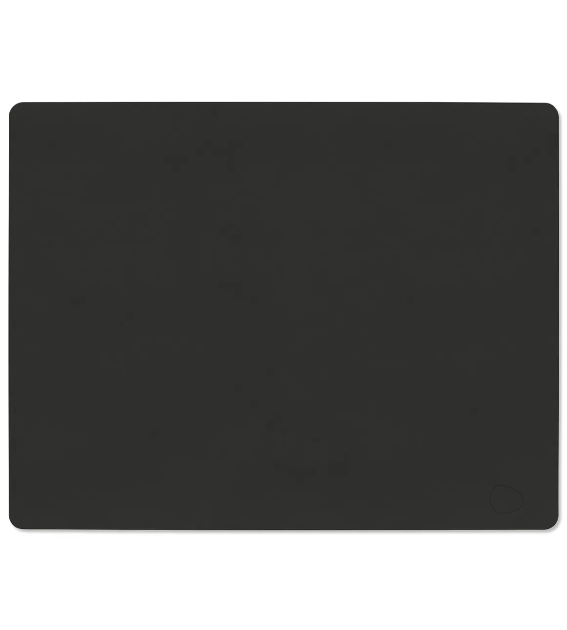 LIND DNA Tischset Square L Nupo Black Ink 35x45 cm recyceltes Leder