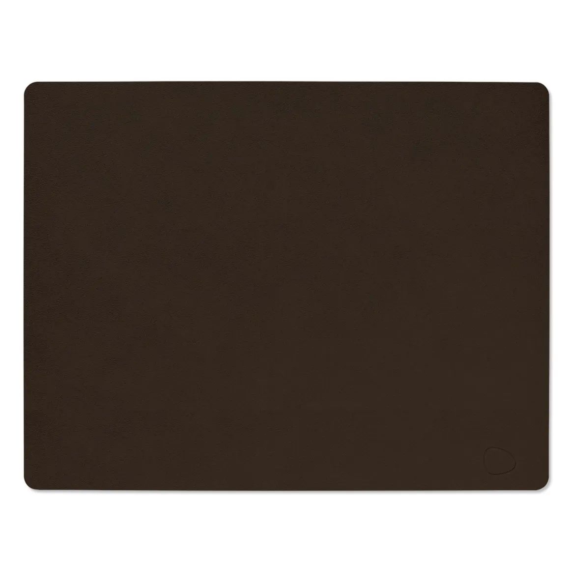 LIND DNA Tischset Square L Nupo Hazel 35x45 cm recyceltes Leder