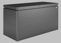 Loungebox d*grau-metallic 160x70x83,5 cm