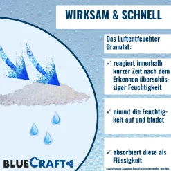Luftentfeuchter Granulat 4,8 kg im 5 L Nachfülleimer für Raumentfeuchter