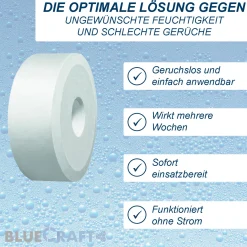 Luftentfeuchter Granulat Tabs mit Loch 4x 425g ohne Duft