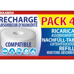 Luftentfeuchter Granulat Tabs mit Loch 4x 425g ohne Duft
