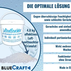 Luftentfeuchter Granulat 2x 4,8 kg  2x 5 L Nachfülleimer