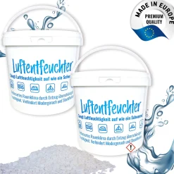 Luftentfeuchter Granulat 2x 4,8 kg 2x 5 L Nachfülleimer