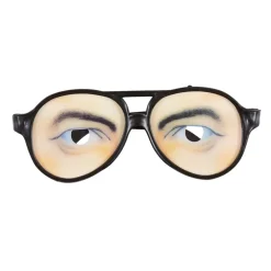Lustige Brille mit Augen – Spaßiges Accessoire für  Mottopartys & Karneval