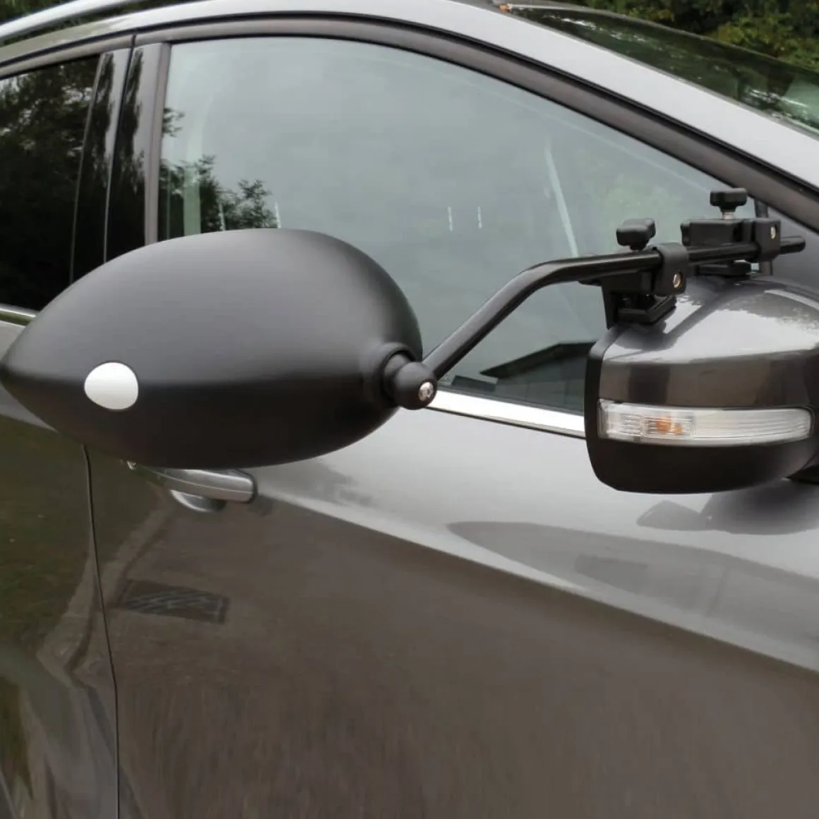 Milenco Aero 4 Mirror Convex XL 2er-Set, mit Spiegeltasche